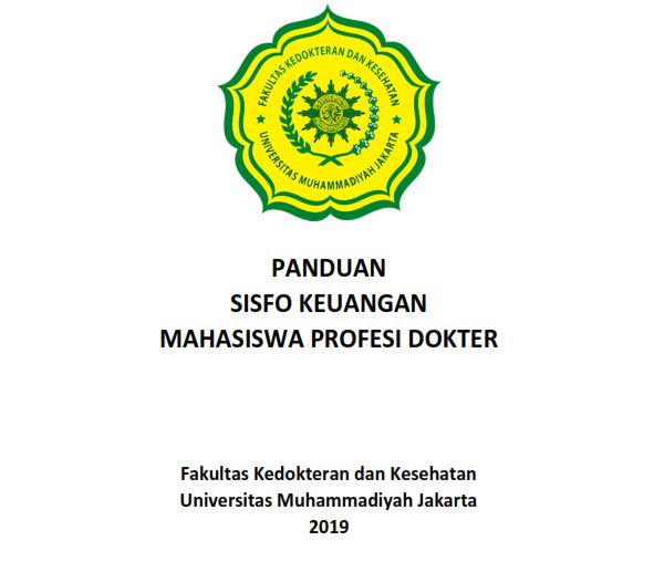Panduan Penggunaan SISFOKEU Profesi Dokter